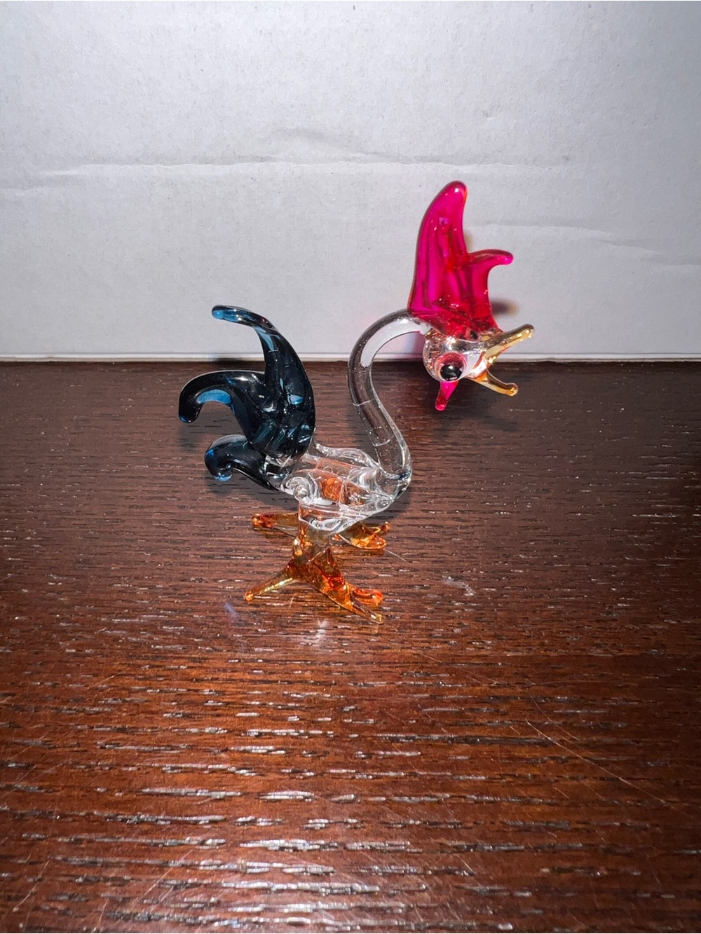 Handmade Glass rooster figurine